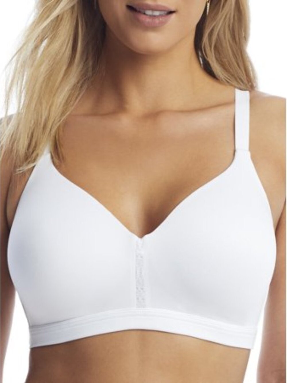 NWT Vanity Fair Beyond Comfort Wireless Bra White 38D